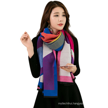 Wholesale christmas scarves long style viscose material pashmina scarf